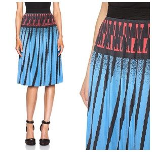 ALEXANDER WANG Accordion Pleated A-Line Skirt